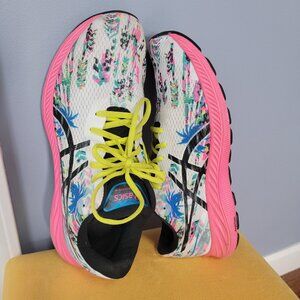 Asics Excite 9 Pink Floral Tropical Size 11